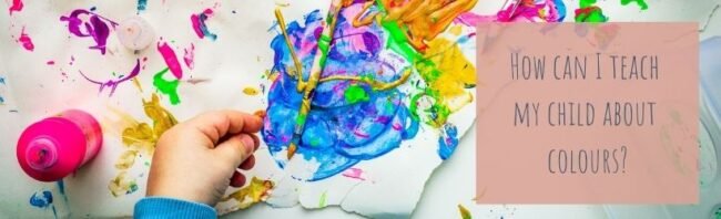 how to teach baby about colour