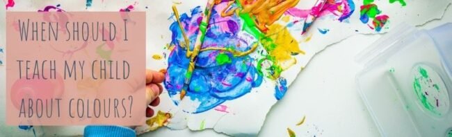when should i teach children about colour