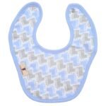 Dinosaur Print Baby Bib - Blue