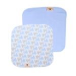 Dinosaur Print Baby Cloth - Blue