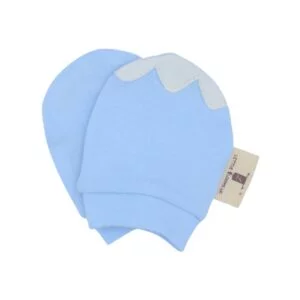 Dinosaur Baby Mitts - Blue