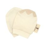 Dinosaur Baby Mitts - Cream