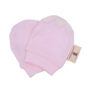 Dinosaur Baby Mitts - Pink